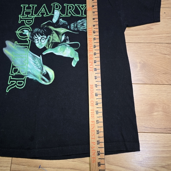 Vtg 2000 Harry Potter & The Sorcerers Stone Glow In Dark Shirt Youth XL Adult Sm - Picture 9 of 9